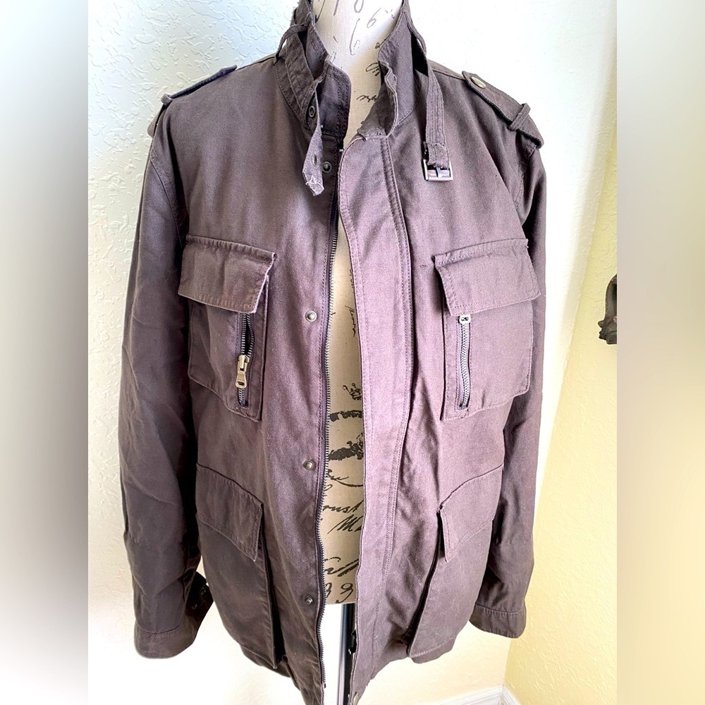 NWT. Zara Man. The jacket with many pockets. 9 pockets Sz L.